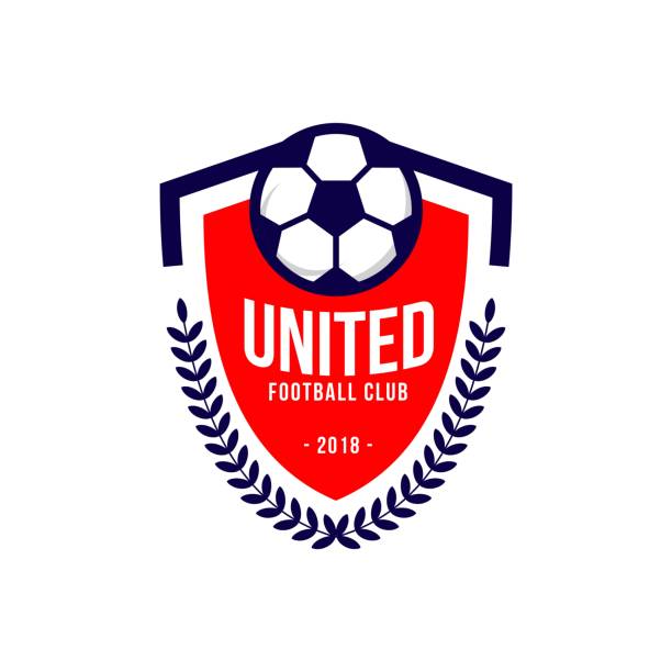 ikona united football club vector template design - manchester stock illustrations