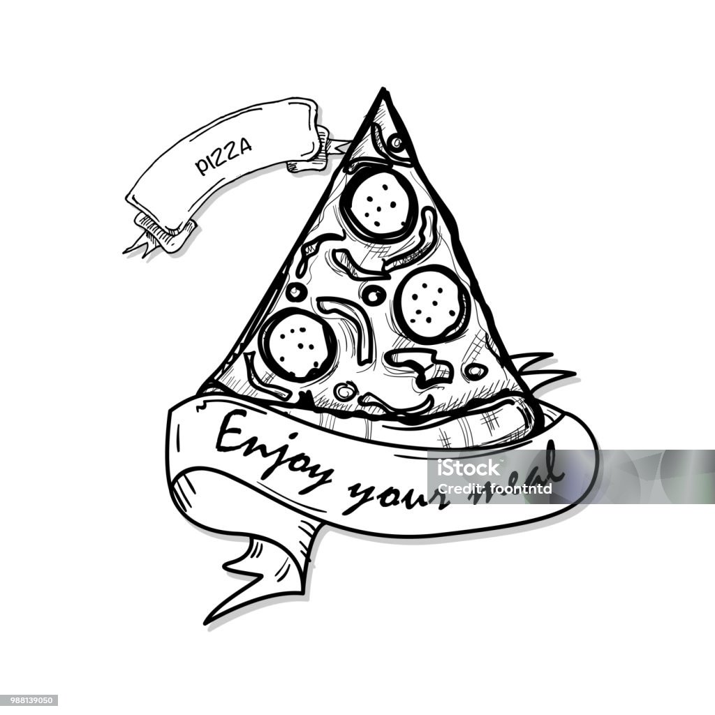 Ilustración de Comida Rápida Pizza Dibujo Objeto Negro Blanco y más Vectores Libres de Derechos de Alimento - Alimento, Blanco - Color, Calor - iStock Ilustración de Comida Rápida Pizza Dibujo Objeto Negro Blanco y más Vectores Libres de Derechos de Alimento - Alimento, Blanco - Color, Calor - iStock