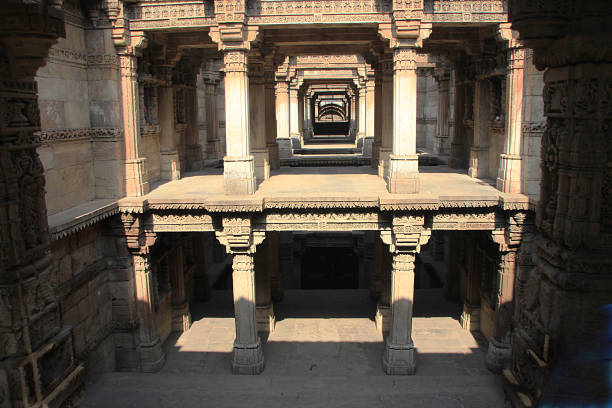 istock Pillared Canopy over Well, Ahmedabad 988151590