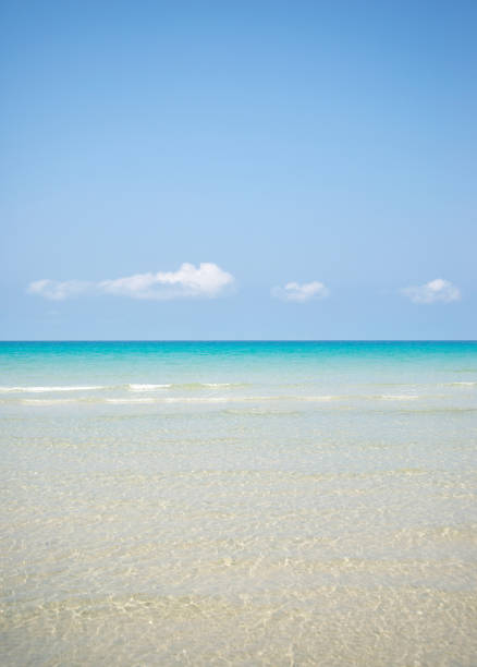 istock View out to sea from idyllic tropical beach. 988152638
