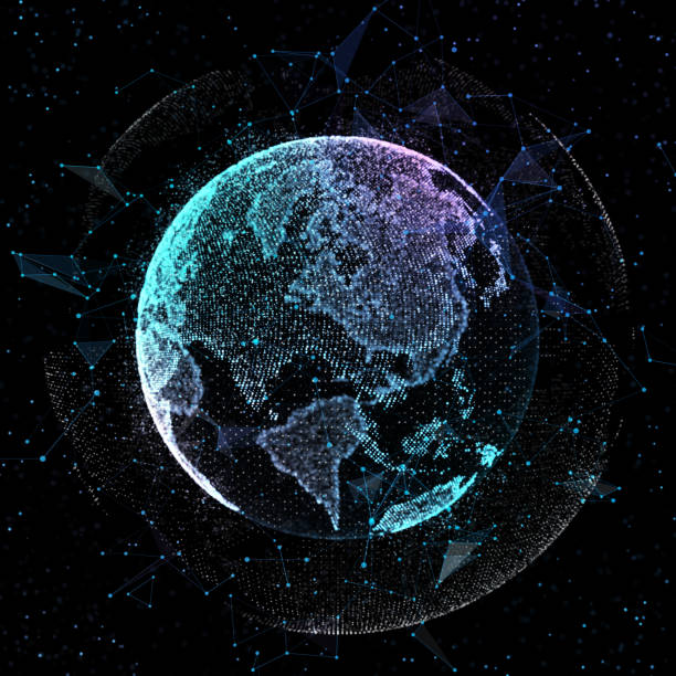 istock Earth, representing global network connection, international meaning. 3d illustration. 988177412