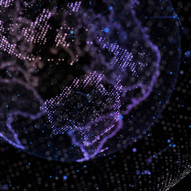 istock Earth, representing global network connection, international meaning. 3d illustration. 988183216