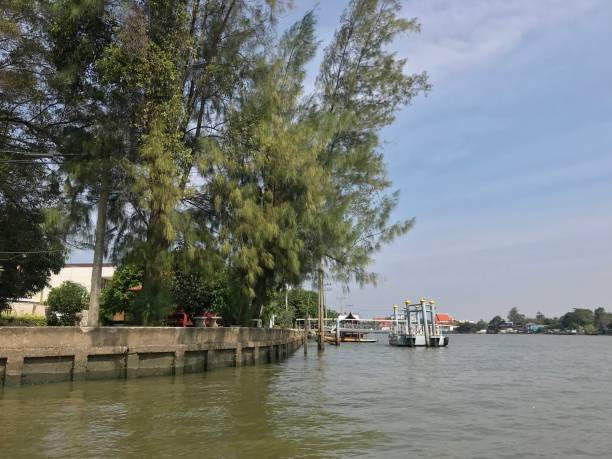 istock Fisherman village along the river in Thailand 988198202