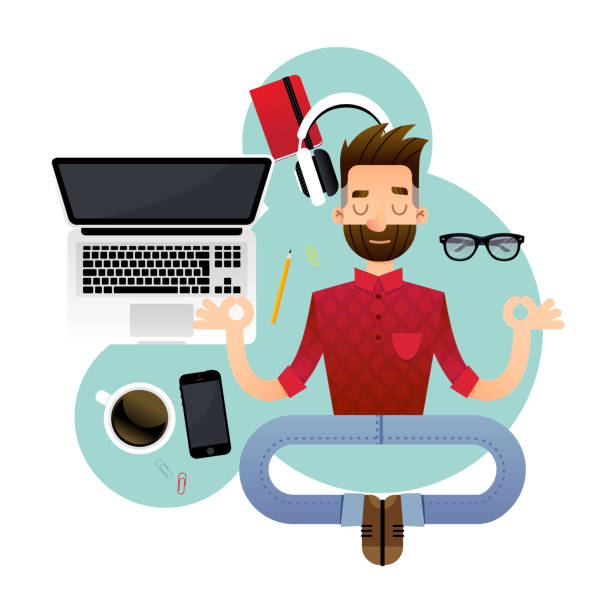 Programmer Cartoon Character Stock Illustration - Download Image Now -  Using Computer, Adult, Business - iStock