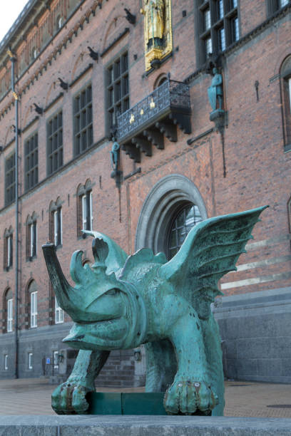 istock Dragon Figure outside City Hall, Copenhagen 988252974