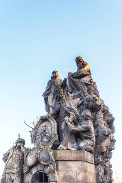 istock A group statue of saints at the Charles bridge in Prague 988274884