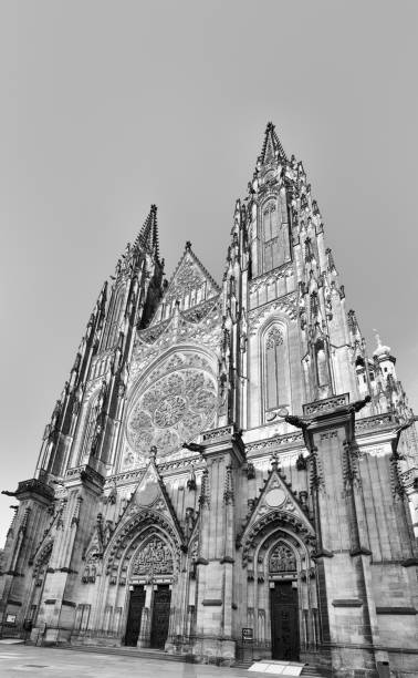 istock St. Vitus Cathedral in Prague Castle, Czech Republic 988276034