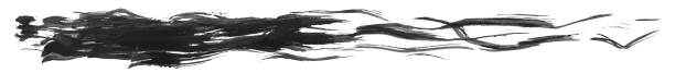 istock Long hand drawn isolated paintbrush stripe with dirty black color esp 10 vector illustration 988321382