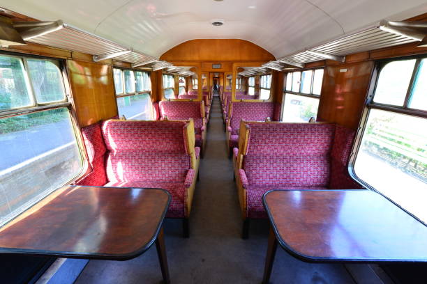 istock Inside of a 1940's railway carriage 988331148