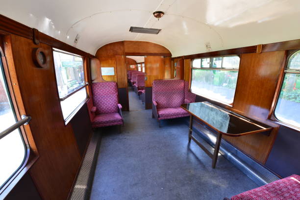 istock Inside of a 1940's railway carriage 988331682