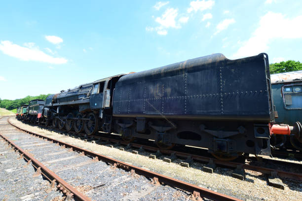 istock Massive steam locomotive. 988336524