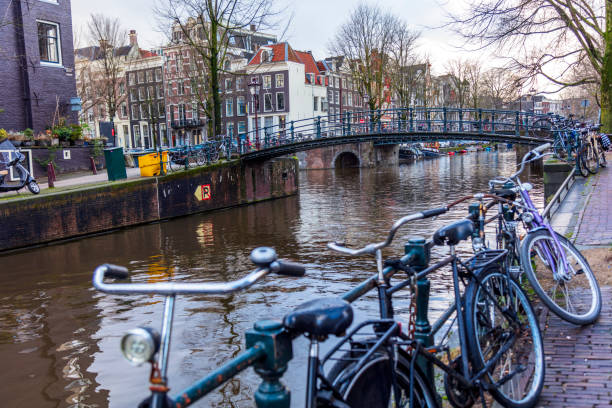 istock Amsterdam Tranquil Canal Scene, Netherlands 988337202