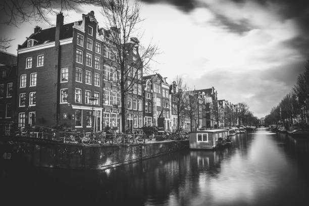 istock Amsterdam Tranquil Canal Scene, Netherlands 988341460