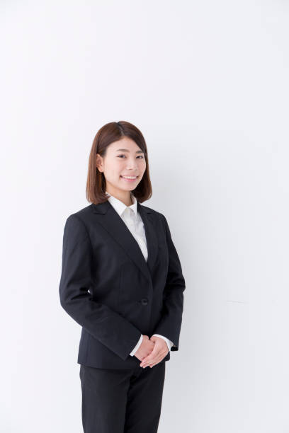 istock A polite young lady in a suit 988342764
