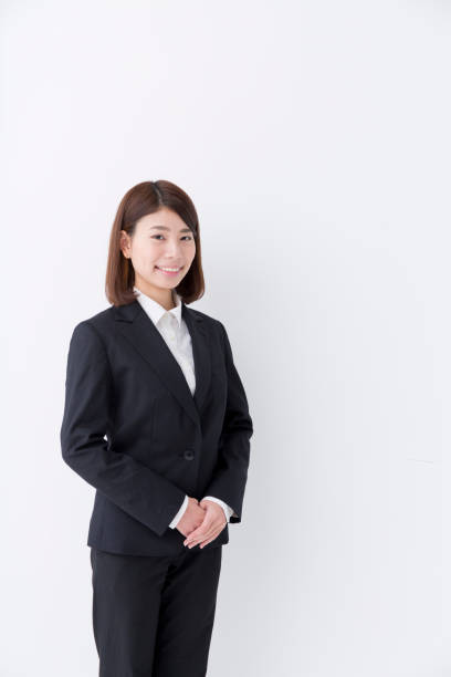 istock A polite young lady in a suit 988342786