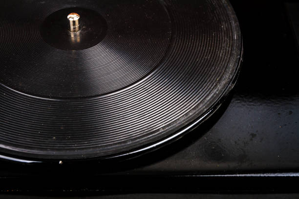 istock Close up shot of turntable platter 988342848