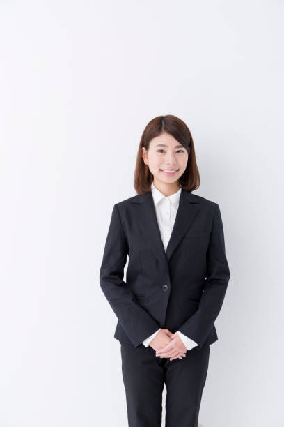 istock A polite young lady in a suit 988342934