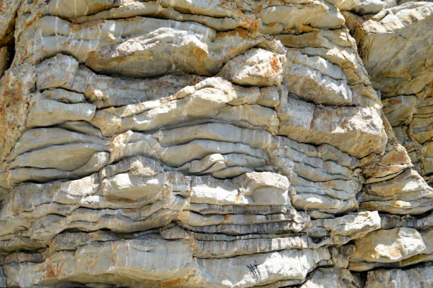 istock Limestone stones and rocks useful as a background 988347424