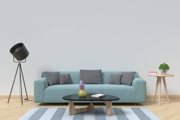 istock Modern interior of living room with sofa 988363726