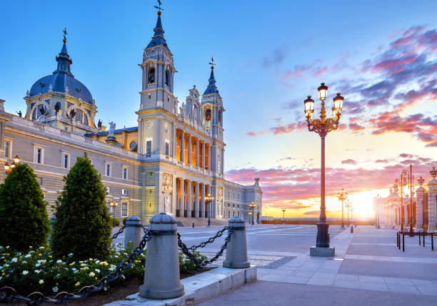 Madrid. Cathedral Santa Maria la Real de Almudena
