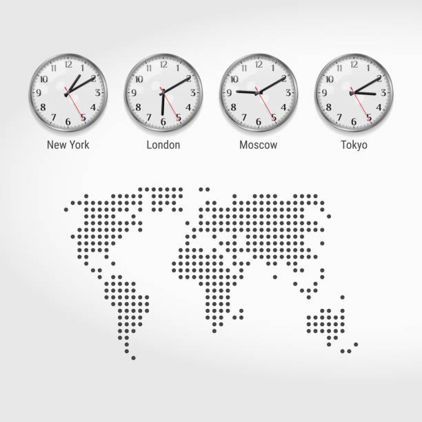 Time Clock World Map 1,000+ World Time Zones Clock Stock Photos, Pictures & Royalty-Free ...