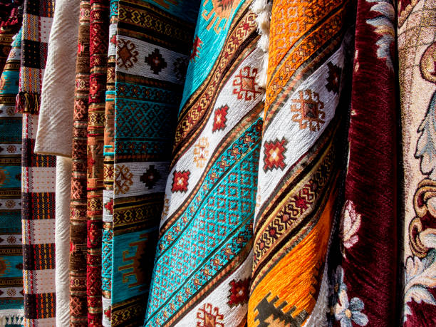 istock Details of Bosnian carpets 988373222