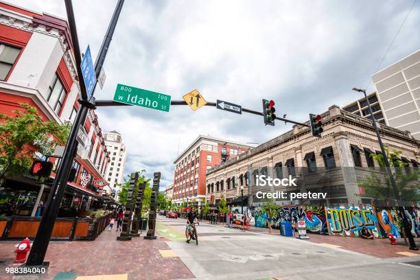 Boise Idaho Stock Photo - Download Image Now - Idaho, Boise, Downtown District