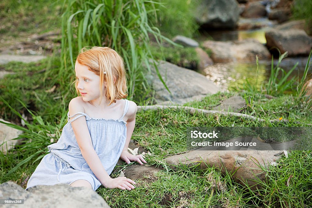 Girl outdoors  Cape Town Stock Photo