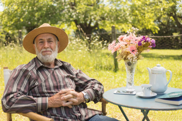istock Senior Man at the Garden 988467232