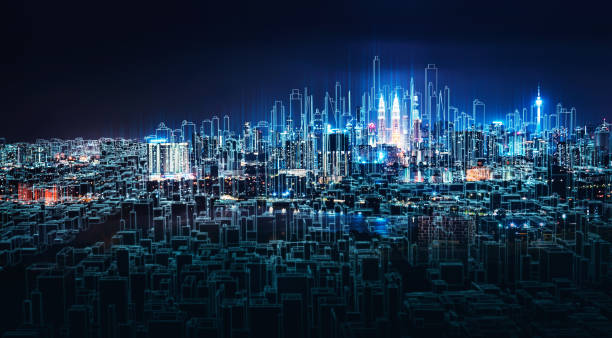 istock Sketch and real mix urban cityscape scene 988481356