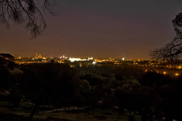 istock Madrid landscape in the summer night 988503750