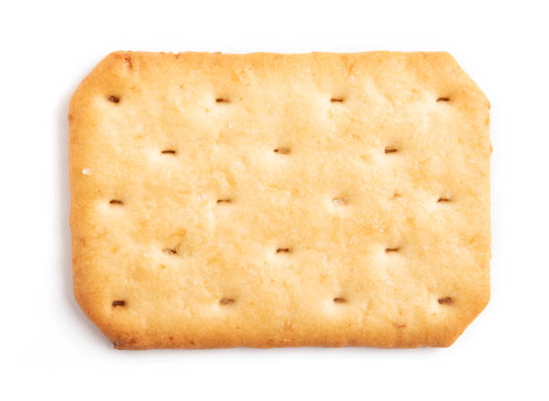 istock Biscuit Texture Closeup Details Isolated On White. 988506302