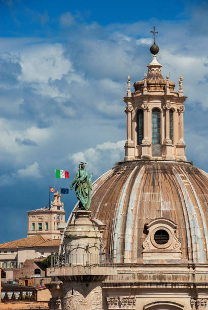 istock Rome historic center skyline 988506482