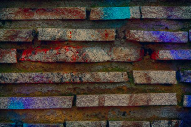 istock Grunge brick wall texture, background of stone, rock surface 988530088