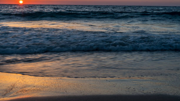 istock Landscape Sunset on the beach- Palmachim Beach Israel 988545744
