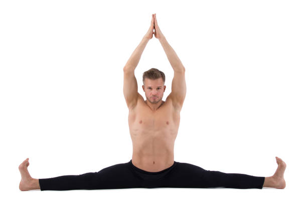 istock Stretching. Yoga and attractive man. 988547134