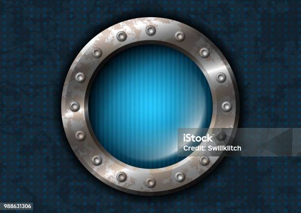 Circle Rivots Metal Circle With Rivets Stock Illustration - Download Image Now ...