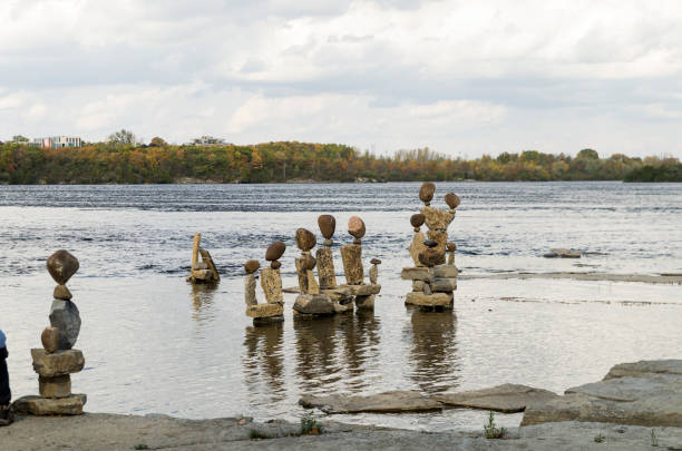istock 2017 Inukshuks at Remics Rapids 45 988641274