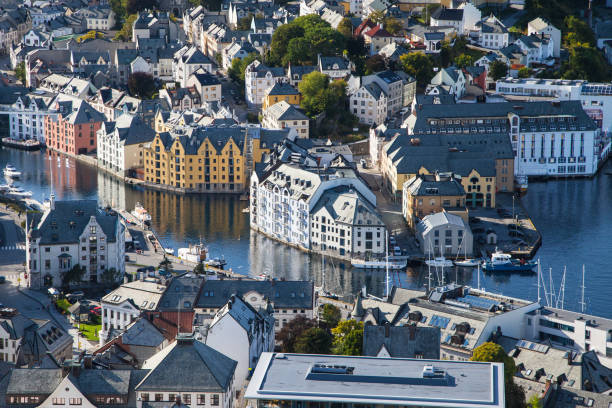 istock City Centre of Alesund 988698096