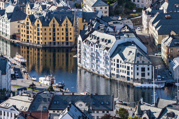 istock Jugendstil Buildings in Alesund 988698120
