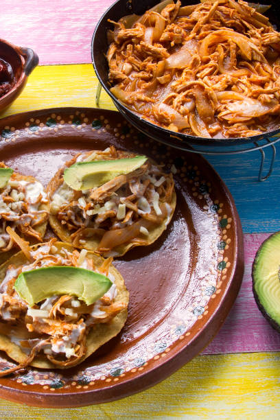 istock Mexican tinga tostadas 988707284