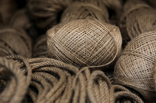 Set of Rolls of linen thread