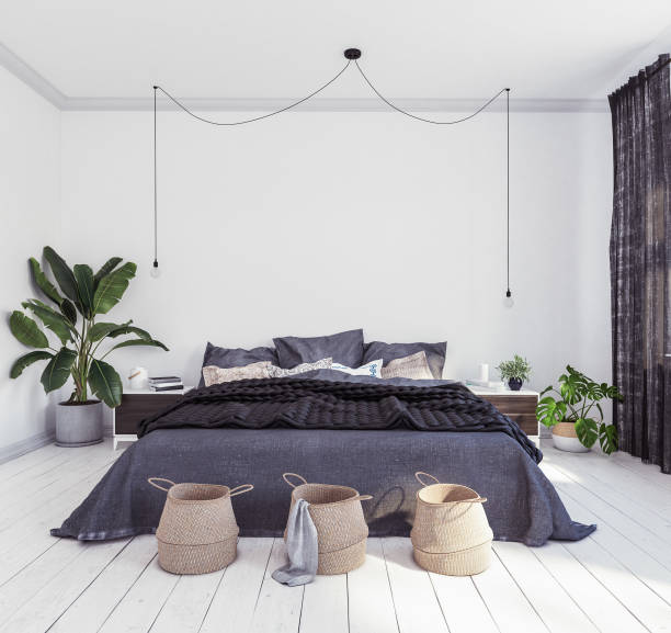 istock New Scandinavian bedroom 988730328