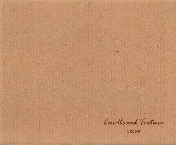 tekstura tektury wektora - corrugated cardboard cardboard backgrounds material stock illustrations