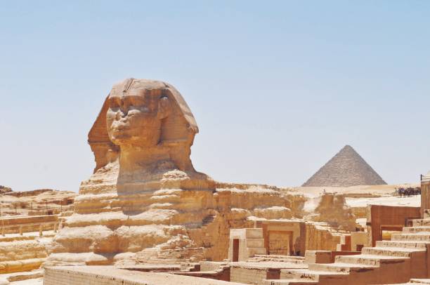 istock The Sphinx and pyramids on a cloudless day. Giza, Egypt. 988770918