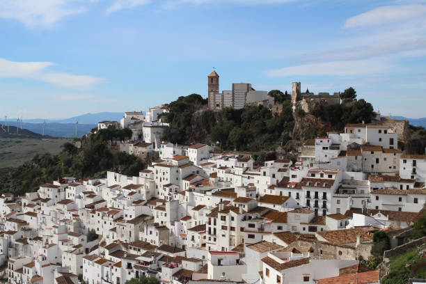 The white village of Casares in Spain. the White Village of Casares.Malaga,costa Del Sol,Spain. casares photos stock pictures, royalty-free photos & images