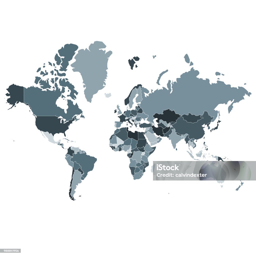 Ilustración de Mapa Mundial y más Vectores Libres de Derechos de Mapa  mundial - Mapa mundial, Sencillez, Globo terráqueo - iStock