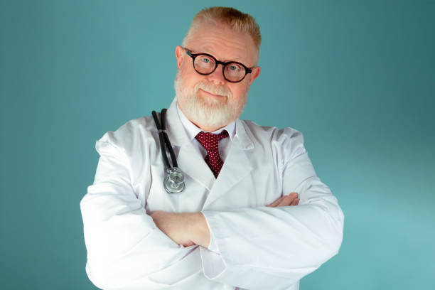 istock Confident adult doctor looking at the camera 988899174