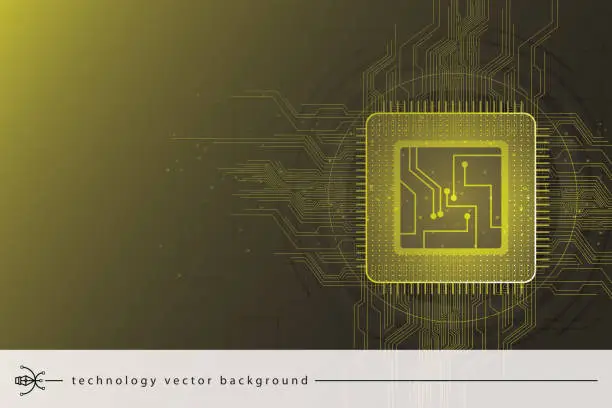 Vector illustration of Circuit board background