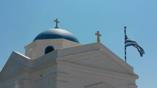 istock Church in Mykonos, Greece 988917490